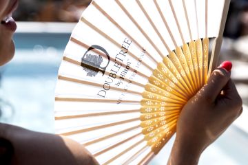 Mirror pool luxury hotel Petite Source - wellness Côte d'Azur Hilton